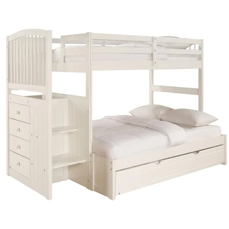 Twin Over Full Bunk Bed with Trundle